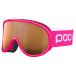 POC POCito Retina Fluorescent Pink/Partly Sunny Light Orange Lunettes de ski