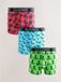 Next Heren Boxershorts met kerstthema 3-pack Blauw