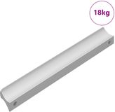 vidaXL - Handvat - Effen - 828 - st - Zilver - 105.7 - x - 7.4 - x - 15.5 - mm - Aluminium