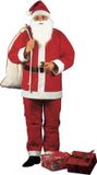 Widmann Finidi Compleet Kerstman kostuum - voor heren - one size M/L - katoen - rood