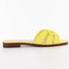 GUESS Symo Vrouwen Slides Geel Leer Rubber
