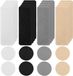 Patin de réparation de chaussures - Patchs pour trous - Réparation de chaussures - Auto-adhésif et flexible - 24 pièces - Couleurs assorties