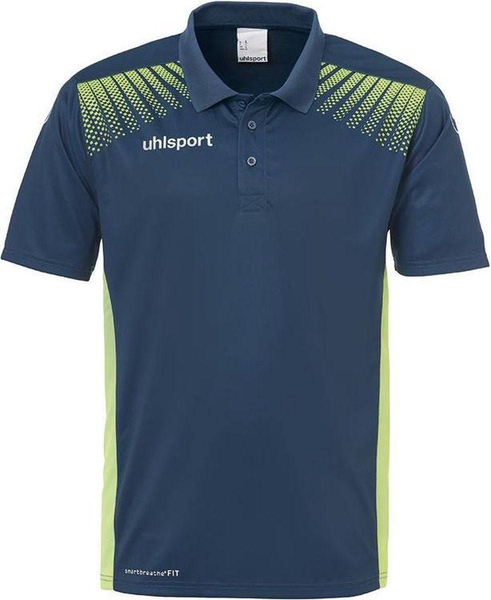 Uhlsport Goal Polo Shirt Petrol-Flash Groen Maat M