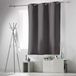 HomeMaison 90% verduisterend kort gordijn voor radiatoren, leigrijs, 135 x 180 cm, 100% polyester
