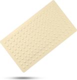 Merkloos / Sans marque Bol Antislip douchemat – antislip badmat – beige – 75 x 35 cm