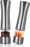 Grupa Orion Moulins à sel et à poivre électriques Acier inoxydable 21,5 cm 2 pièces