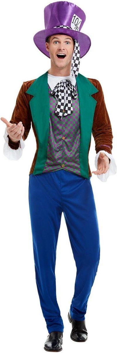 Smiffys Mad Hatter Costume - L - Multicolour