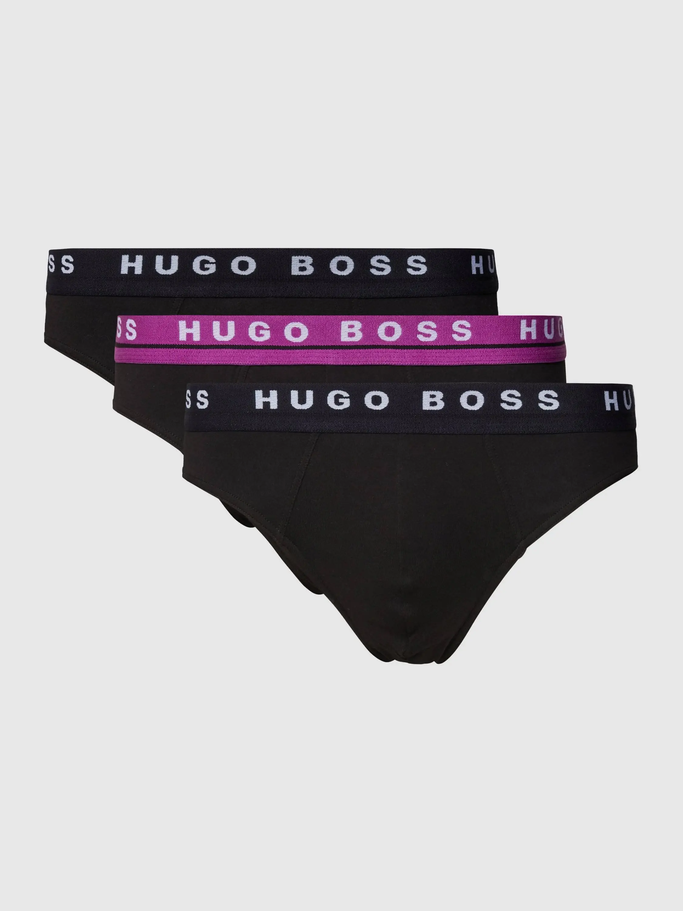Hugo Boss Boxershorts Bold 3-pack Zwart L
