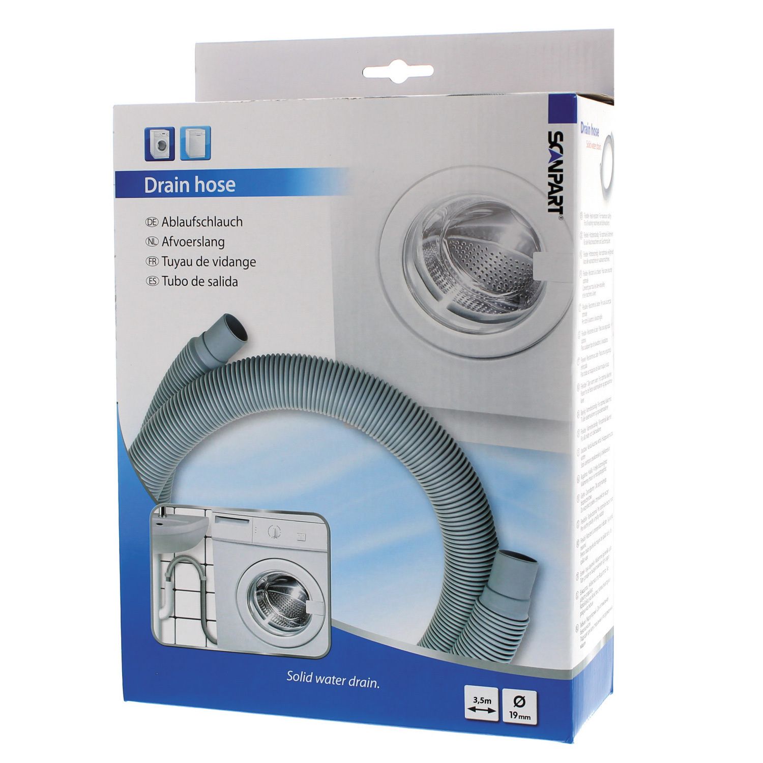 Scanpart 1120120003 - Wasmachineonderdeel & Accessoire - Universeel - Kunststof - 350mm