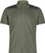 CMP Jersey Poloshirt Heren Korte Mouw Regular Fit Effen Groen Polyester/Modal 4XL