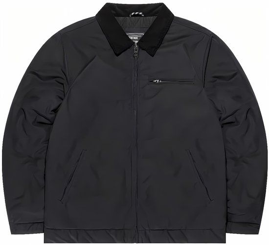 Vintage Industries OSKER JACKET Heren Winterjas - Zwart - 3XL