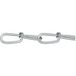 dörner + helmer 156147 Chaîne nouée Argent Acier zingué galvaniquement 30 m Épaisseur de maillon 1.6 mm
