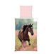 Herding Young Collection beddengoed paard, kussensloop ca. 80x80 cm, dekbedovertrek ca. 135x200 cm, met merkritssluiting, 100% katoen renforcé