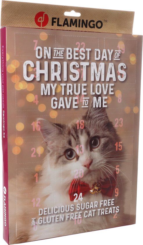 Flamingo - Snack Katten - Kerst Kalender Chick’n Snack Kat 24stuks