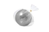 Nataluna Zilveren kaars bal 7 cm 6707016