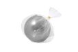 Nataluna Zilveren kaars bal 7 cm 6707016