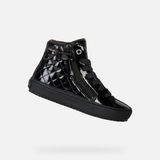 GEOX KALISPERA Hoge Sneakers Dames Zwart Maat 30
