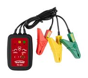 Testboy TV 411 contactloze draaiveld- en rotatietester (snel afleesbaar LED-display, geïntegreerde rotatietester, contactloze meting), rood/zwart