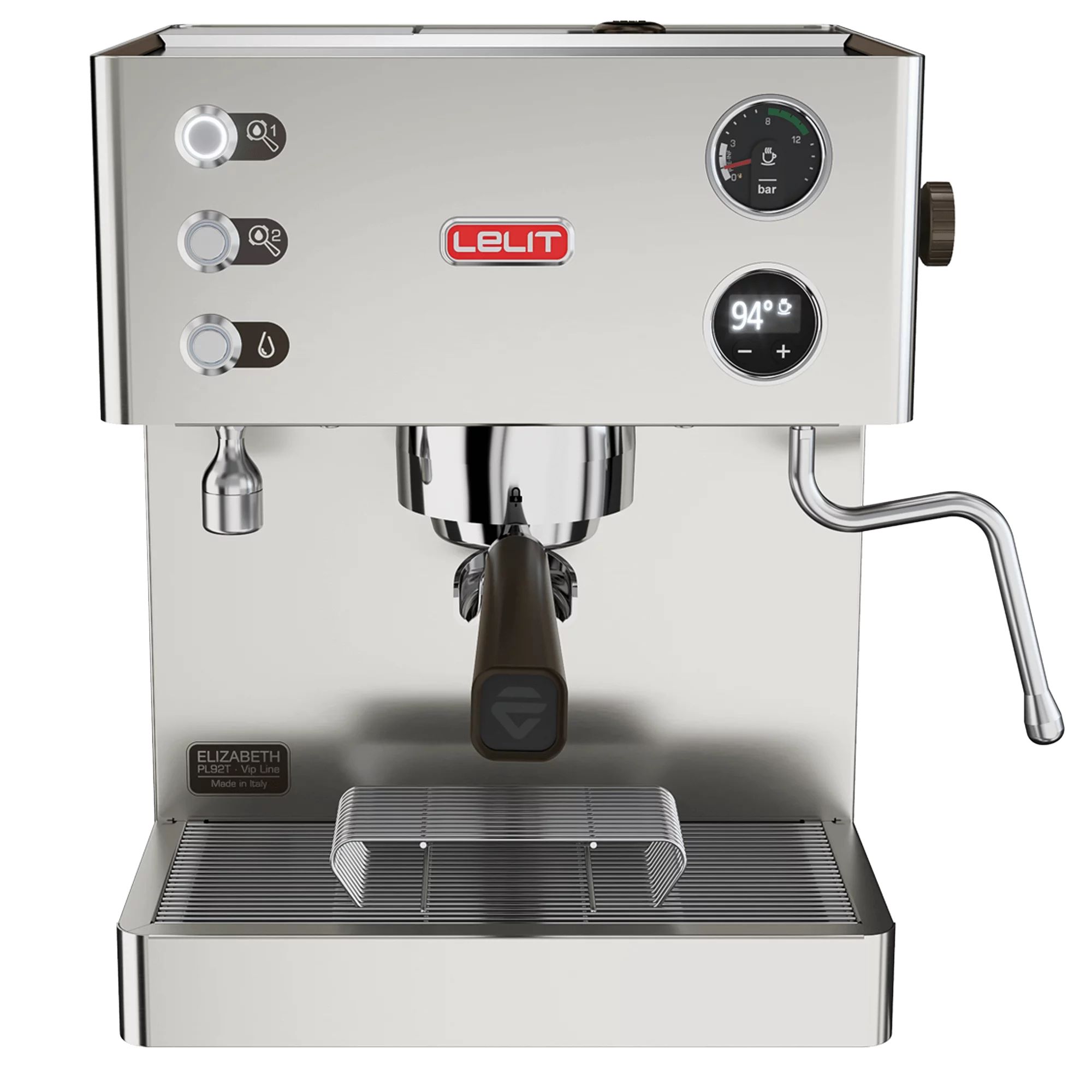 Lelit PL92T Espressomachine - Half automatisch - 2.5L - Zwart/RVS