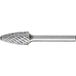PFERD 21001032 Freesstift Hardmetaal Ronde boog Lengte 65 mm Afmeting, Ø 12 mm Werklengte 25 mm Schachtdiameter 6