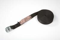 Sjorband 25mm. gesp zwart 3.5m eindloos