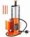 VEVOR Lucht-Hydraulische Fleskrik met een Hefvermogen van 12 Ton en een Hefbereik van 265–505 mm, Pneumatisch/Handmatig, Gelaste Fleskrik met Pomp voor SUV's, Pick-Ups en Autoreparaties, Oranje