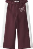 NAME IT NMFRIVEA WIDE PANT Burgundy Gestreept Meisjes Broek Maat 104