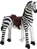 Ponnie Cheval mécanique sur roulettes Dixi Zebra XL PRO