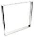 Table base 80x73 cm, stainless steel legs