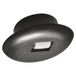 WAGNER 01707501 Zwenkrol/boorrol, diameter Ø 15 mm, behuizing kunststof zwart, Ø 60/40 x 17/8 mm, metalen stift, draagkracht 50 kg, Made in Germany