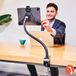 GOOS-E - Tablethouder - iPad houder - Tablet houder - Tablet standaard - STERKE flexibele Hals - o.a. voor tafel, bureau en bed, iPad 9- 11 inch
