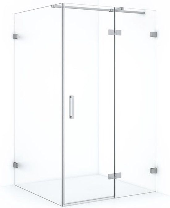Maxaro Douchecabine Diamond 120x110cm 8mm Helder Veiligheidsglas Chroom met Draaideur