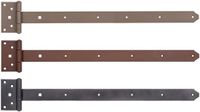 Alberts DURAVIS® kruisheng met geklonken pen, parelbeige duplex gecoat RAL 1035, heng 591 x 40 mm, scharnier 59 x 103 mm, set van 6
