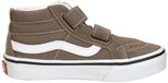 Vans UY SK8-Mid Klittenband Hoge Sneakers Enfants Suède Cognac