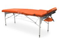 QUIRUMED Easy aluminium klapbed, 186 x 66 cm, oranje