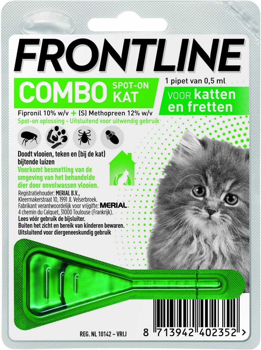 Frontline Spot on kat fret 0