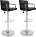 Aga 2x tabouret de bar avec accoudoirs, noir