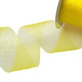 Crashorganza geel - 50 mm breed - rol 20 meter - 68050 10-R 50