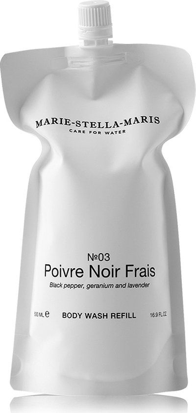 Marie-Stella-Maris Body Wash Poivre Noir Frais - REFILL - 500 ml
