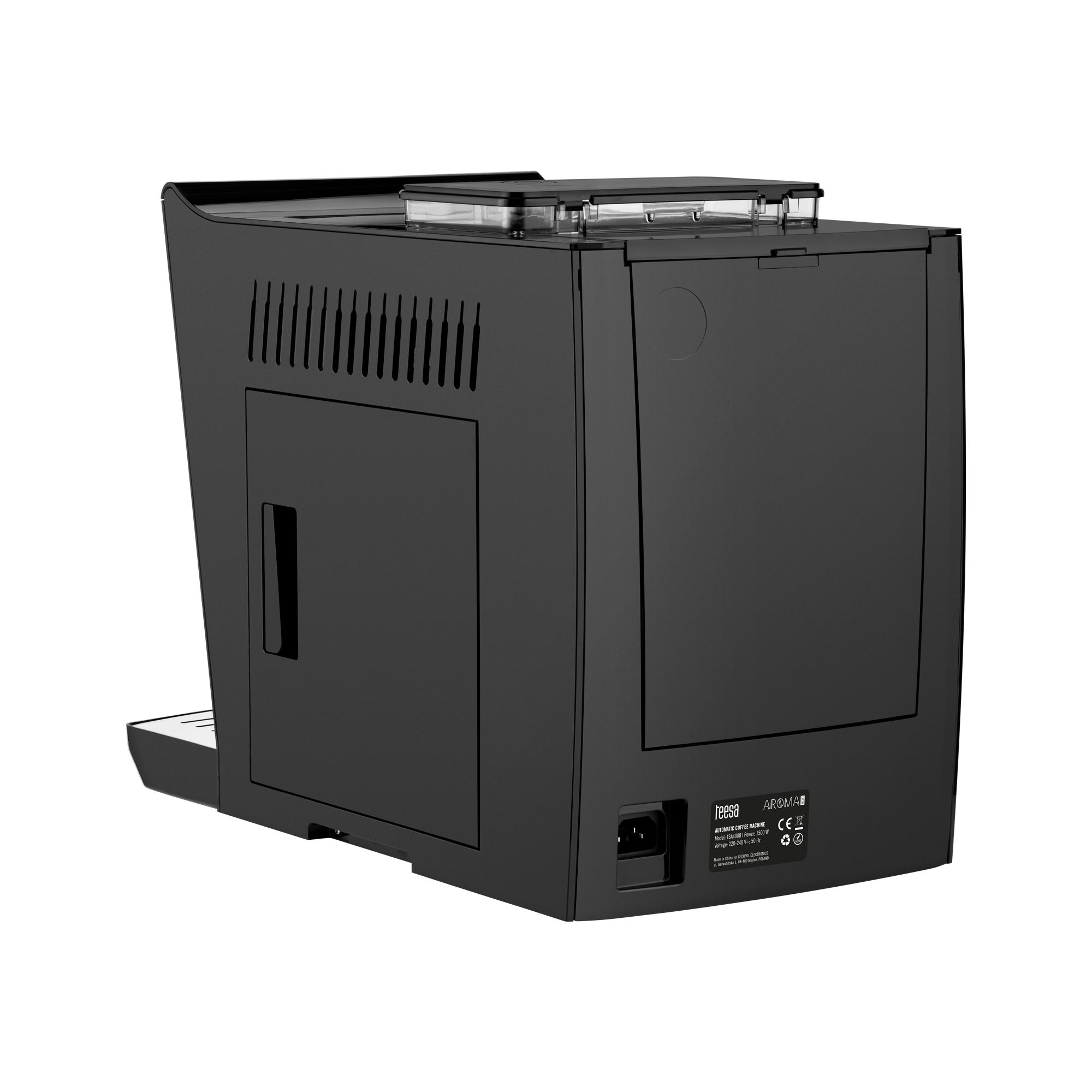 Teesa Aroma 800 - Half Automatic Combi Coffee Machine - 2L - Black