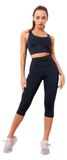 Royal Wolf Ensemble de sport 3/4, modèle Po-Lifting Melody, noir