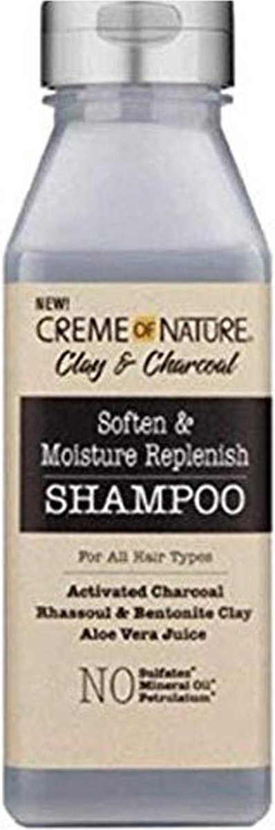 Creme of nature Clay & Charcoal Soften & Moisture Replenish Shampoo 355ml