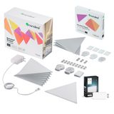 Philips Hue Philips Driehoekige Wandpanelen Starterkit (12 Panelen) + Philips Hue Wandmodule