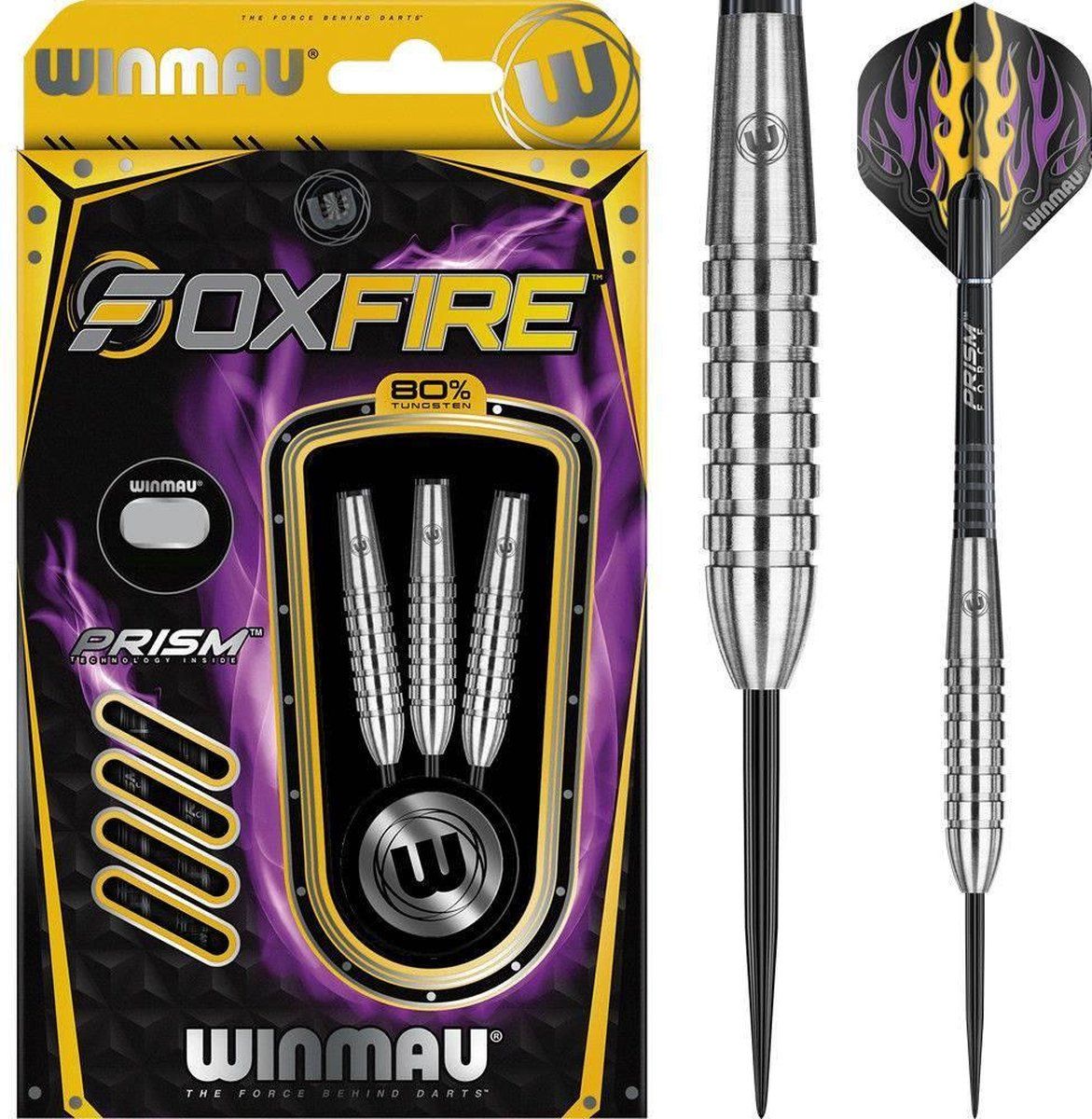 WINMAU Foxfire 80% B - 26 Gram - Zilver