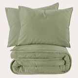NOUS Living Dekbedovertrek Lits-Jumeaux Stonewashed (240x220 cm)
