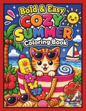 Bold and Easy Cozy Summer Coloring Book