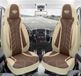 Bremer Sitzbezüge Autostoelhoezen voor Kia Picanto Bj 2011-17 – Stoelhoezen voor bestuurder en passagier in Beige/Bruin