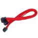 SilverStone SST-PP07-EPS8R - 30 cm EPS 8-pins op EPS/ATX 4 + 4-pins verlengkabel met mof, rood