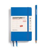 Leuchtturm1917 Weekly Planner 2025, Pocket A6 Hardcover, 12 Months, Ink