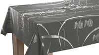 Tafelkleed Le linge de Jules Tafelkleed Shiny - gemakkelijk te onderhouden, donkergrijs - Grootte: rechthoekig 150 x 350 cm